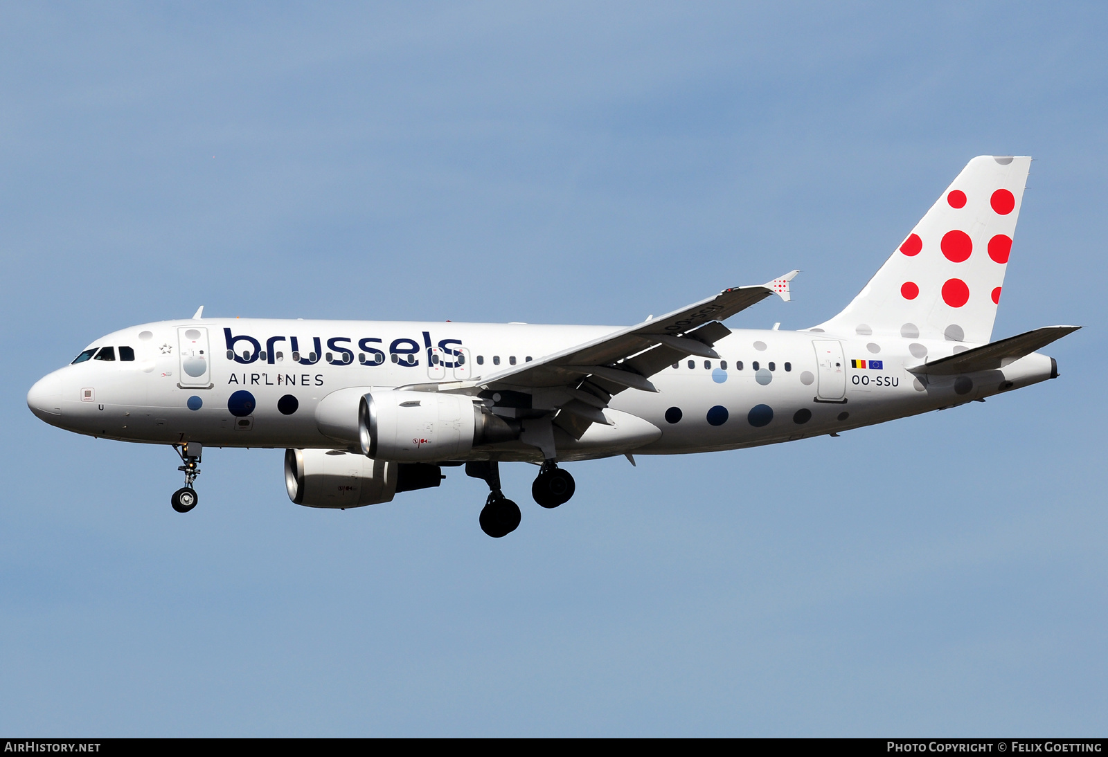 Aircraft Photo of OO-SSU | Airbus A319-111 | Brussels Airlines | AirHistory.net #500865