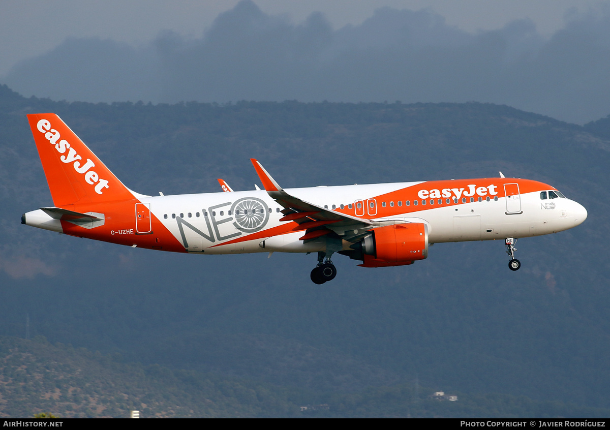 Aircraft Photo of G-UZHE | Airbus A320-251N | EasyJet | AirHistory.net #500867