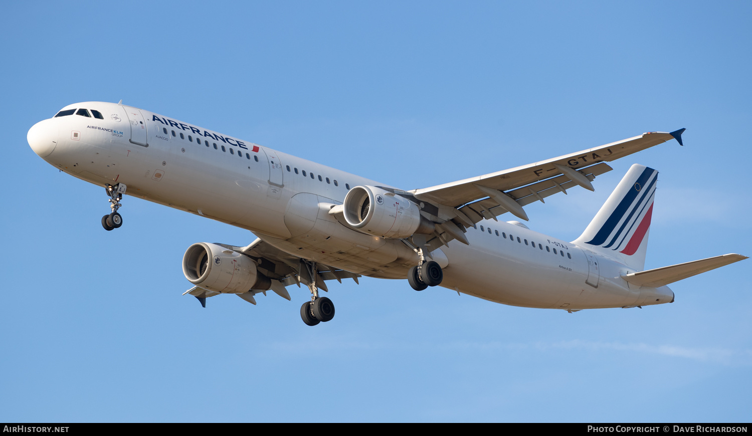 Aircraft Photo of F-GTAJ | Airbus A321-211 | Air France | AirHistory.net #500874