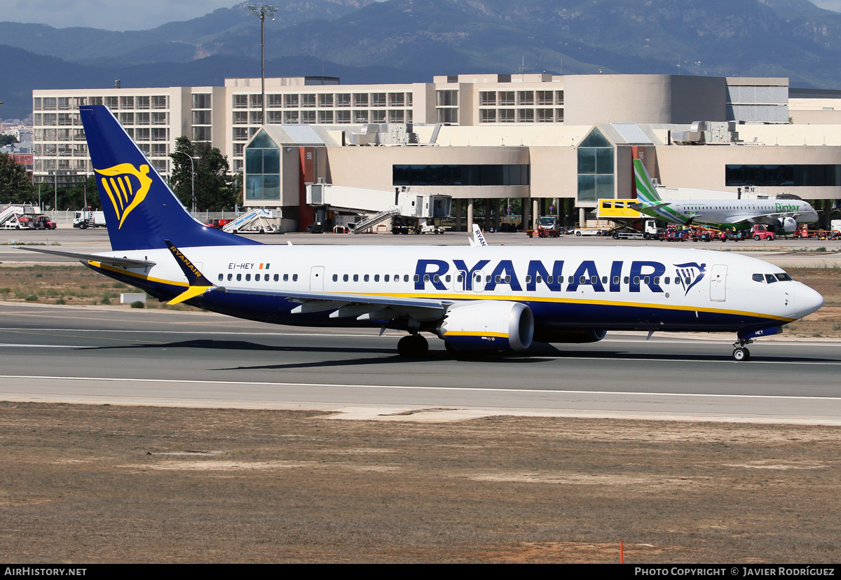 Aircraft Photo of EI-HEY | Boeing 737-8200 Max 200 | Ryanair | AirHistory.net #500884