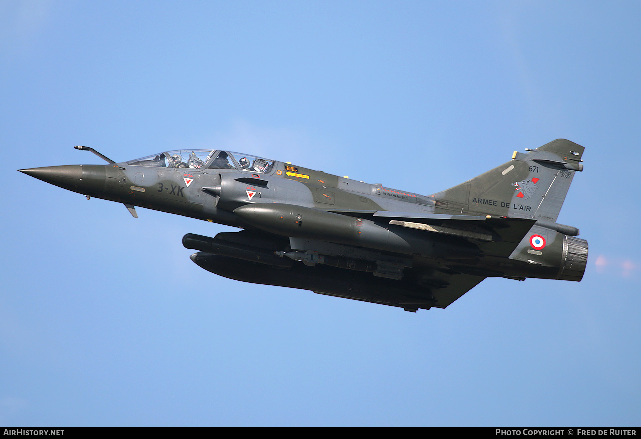 Aircraft Photo of 671 | Dassault Mirage 2000D | France - Air Force | AirHistory.net #500889