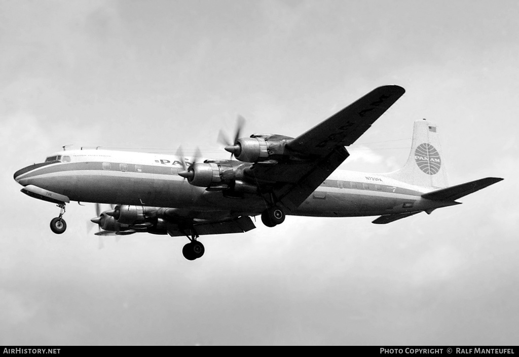 Aircraft Photo of N739PA | Douglas DC-7C | Pan American World Airways - Pan Am | AirHistory.net #500903