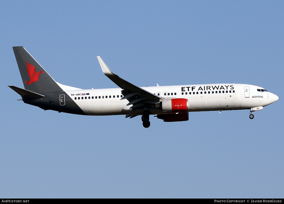 Aircraft Photo of 9A-ABC | Boeing 737-8Q8 | ETF Airways | AirHistory.net #500922