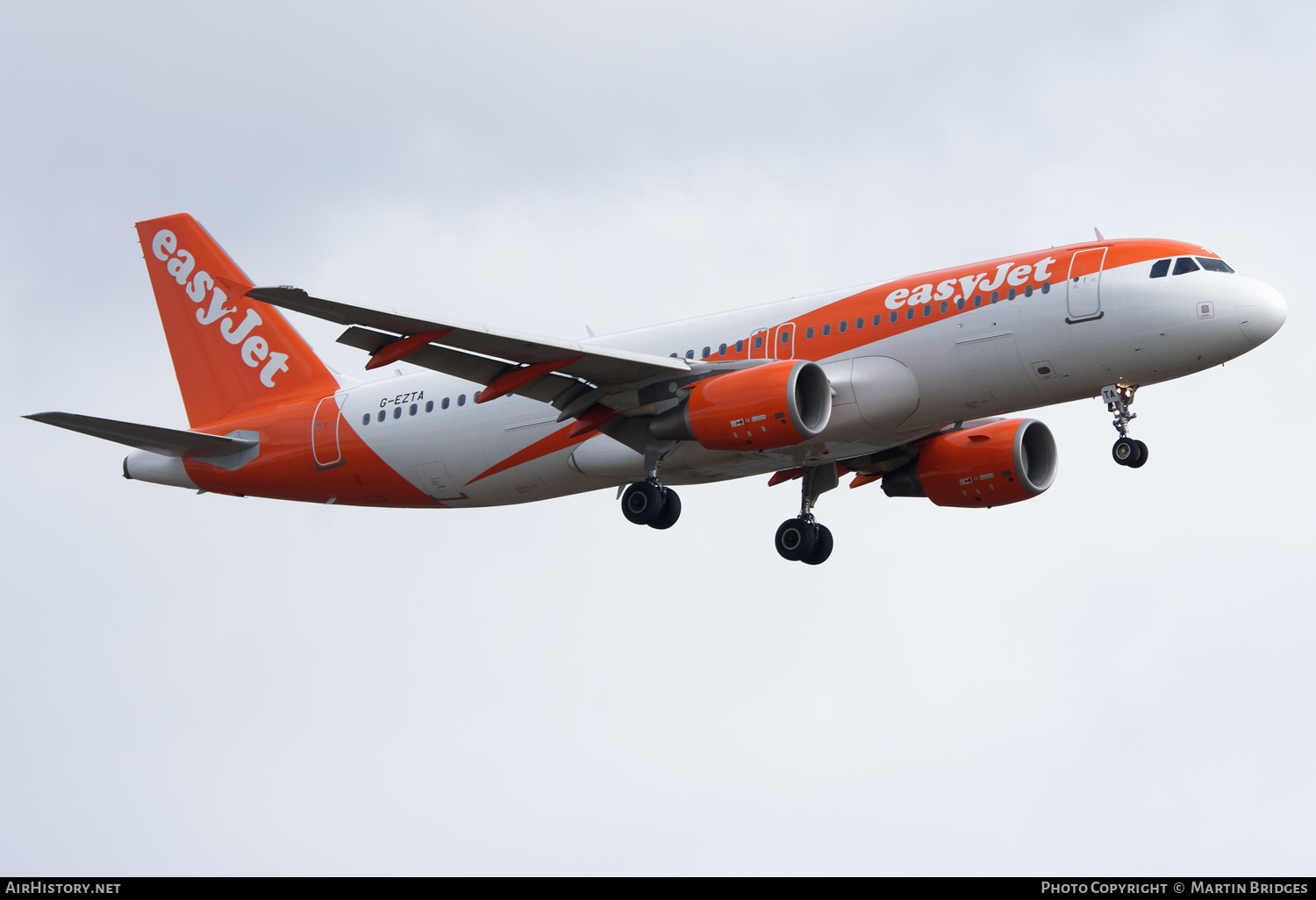 Aircraft Photo of G-EZTA | Airbus A320-214 | EasyJet | AirHistory.net #500960