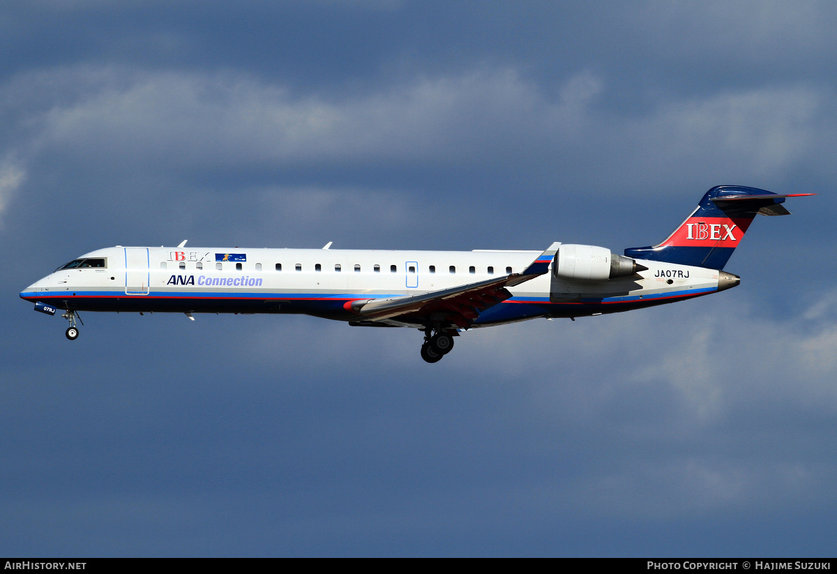 Aircraft Photo of JA07RJ | Bombardier CRJ-702ER NG (CL-600-2C10) | Ibex Airlines | AirHistory.net #500967