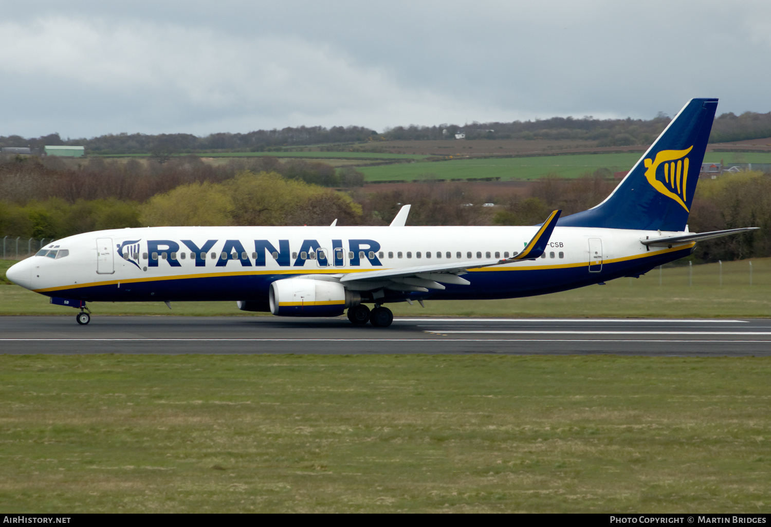 Aircraft Photo of EI-CSB | Boeing 737-8AS | Ryanair | AirHistory.net #500973