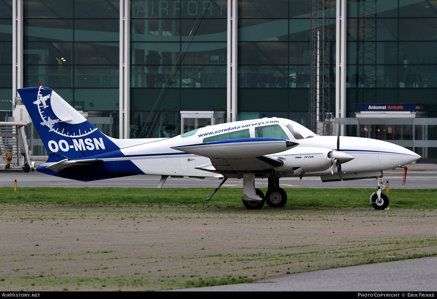 Aircraft Photo of OO-MSN | Cessna T310R | Aerodata Surveys | AirHistory.net #500996