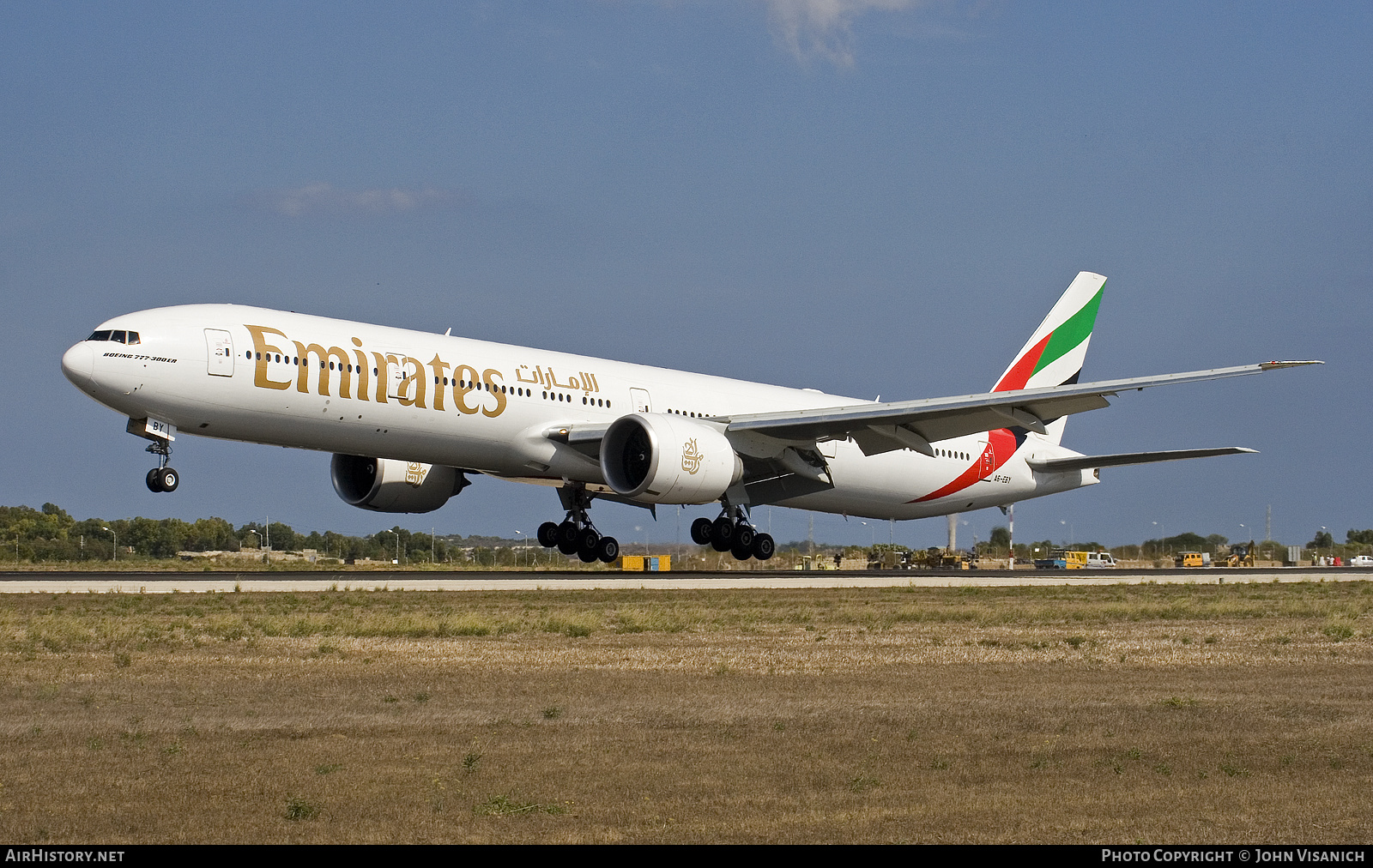 Aircraft Photo of A6-EBY | Boeing 777-36N/ER | Emirates | AirHistory.net #501025