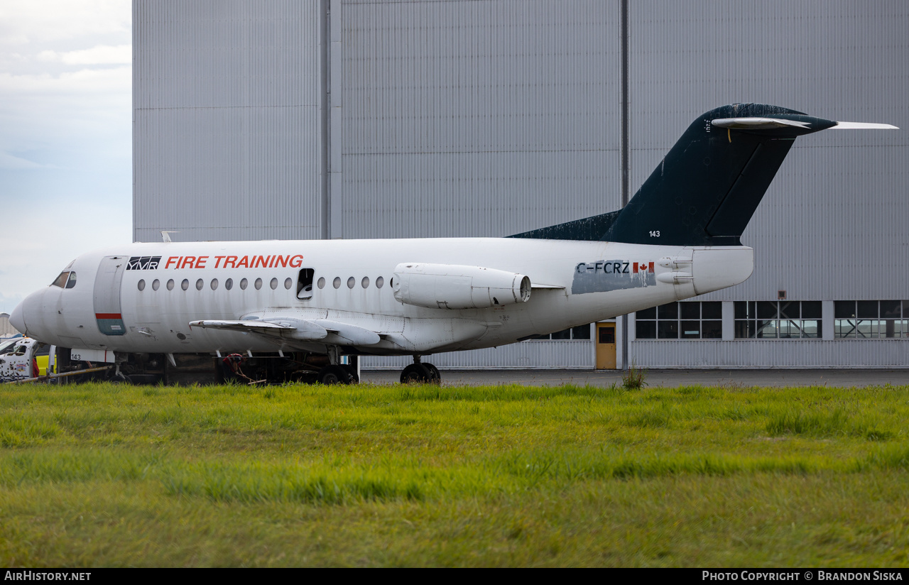 Aircraft Photo of C-FCRZ | Fokker F28-1000 Fellowship | AirHistory.net #501026