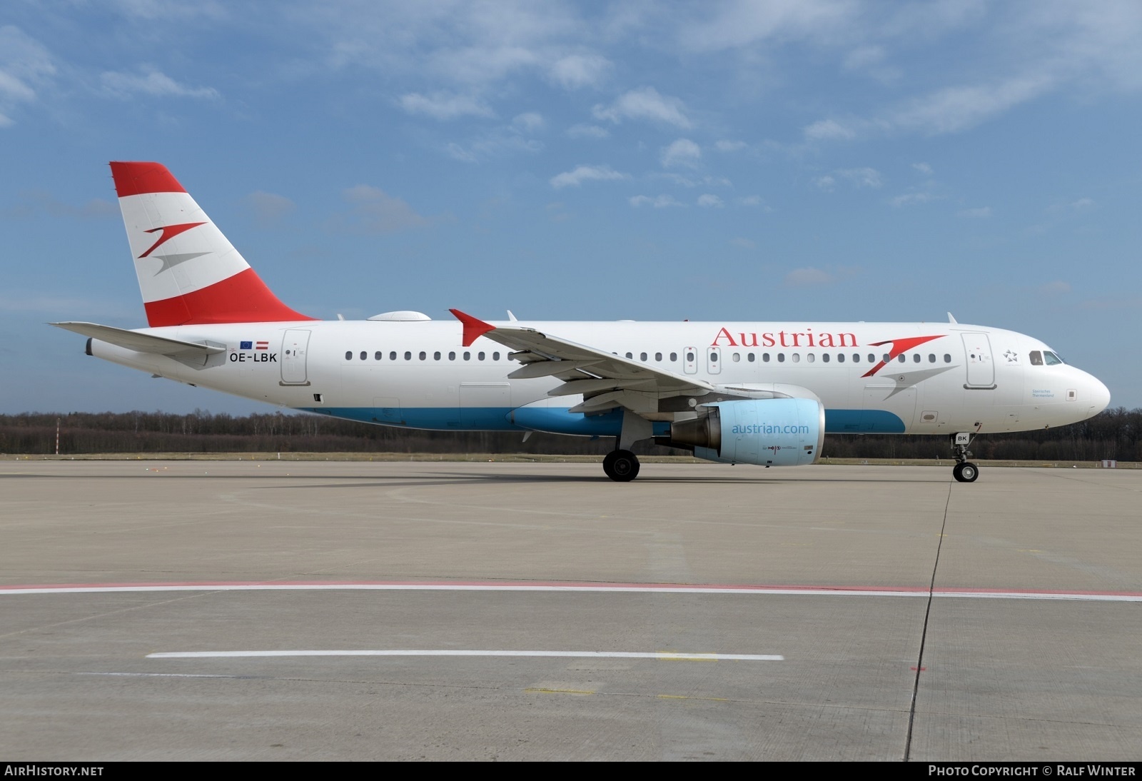Aircraft Photo of OE-LBK | Airbus A320-214 | Austrian Airlines | AirHistory.net #501042