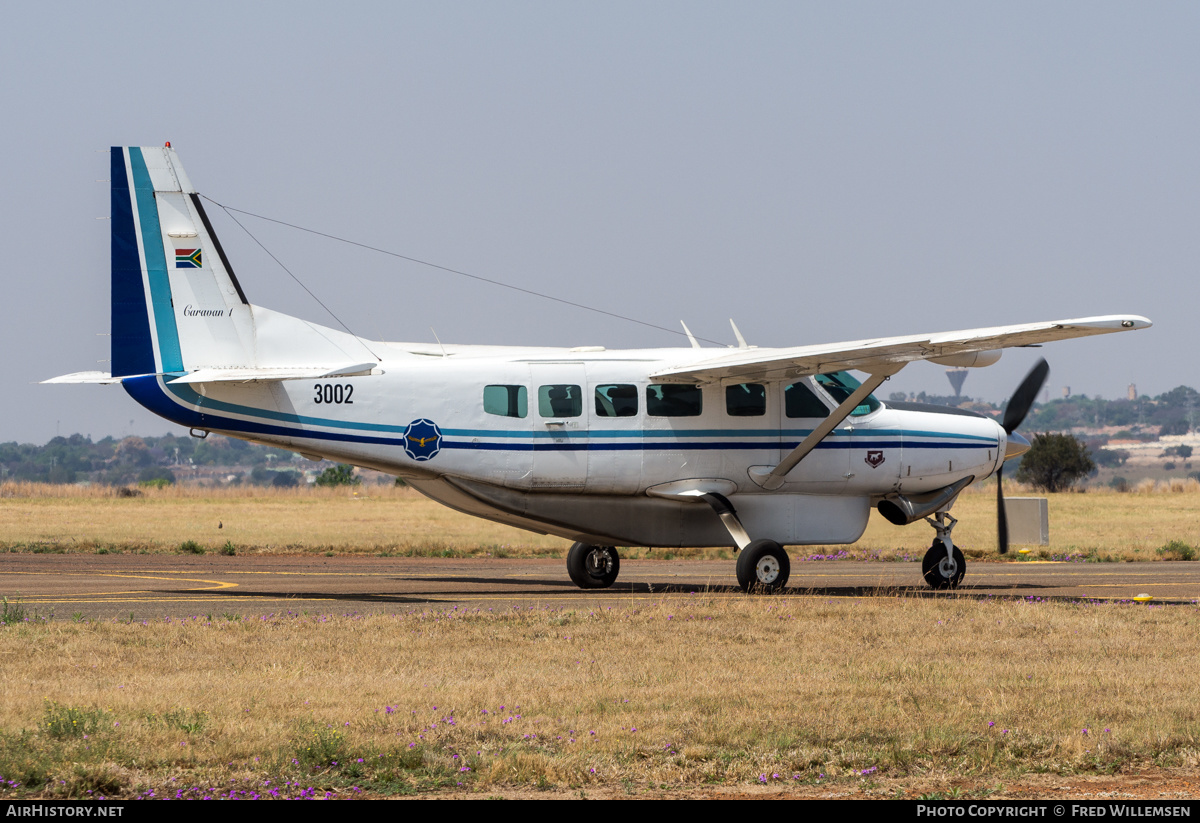 Aircraft Photo of 3002 | Cessna 208A Cargomaster | South Africa - Air Force | AirHistory.net #501110