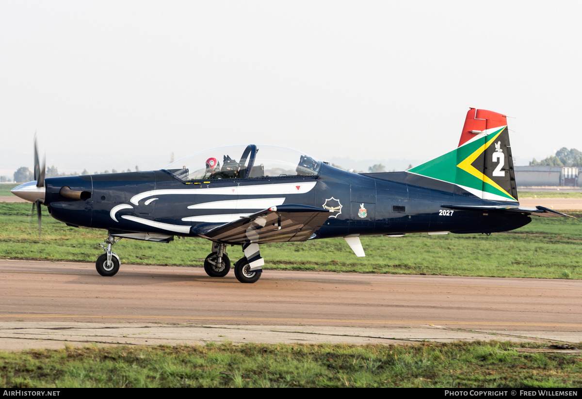 Aircraft Photo of 2027 | Pilatus PC-7 MkII Astra | South Africa - Air Force | AirHistory.net #501124