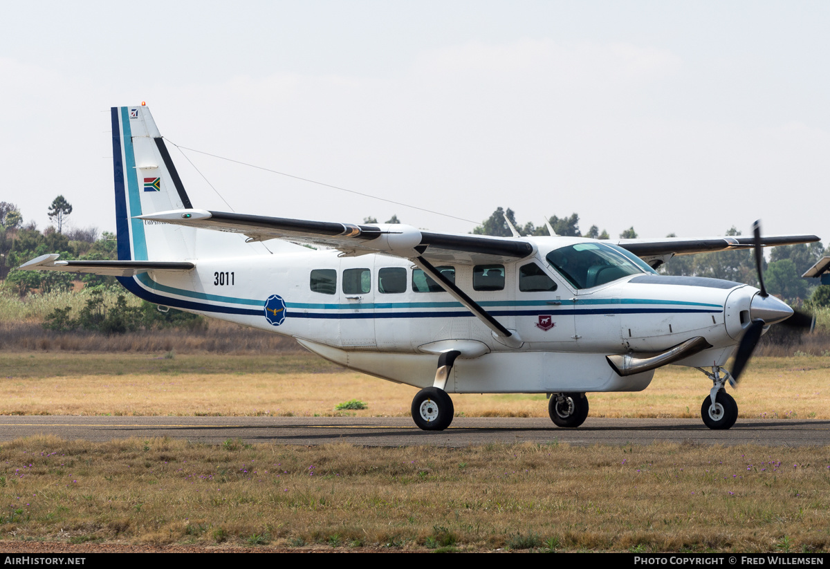 Aircraft Photo of 3011 | Cessna 208 Caravan I | South Africa - Air Force | AirHistory.net #501130