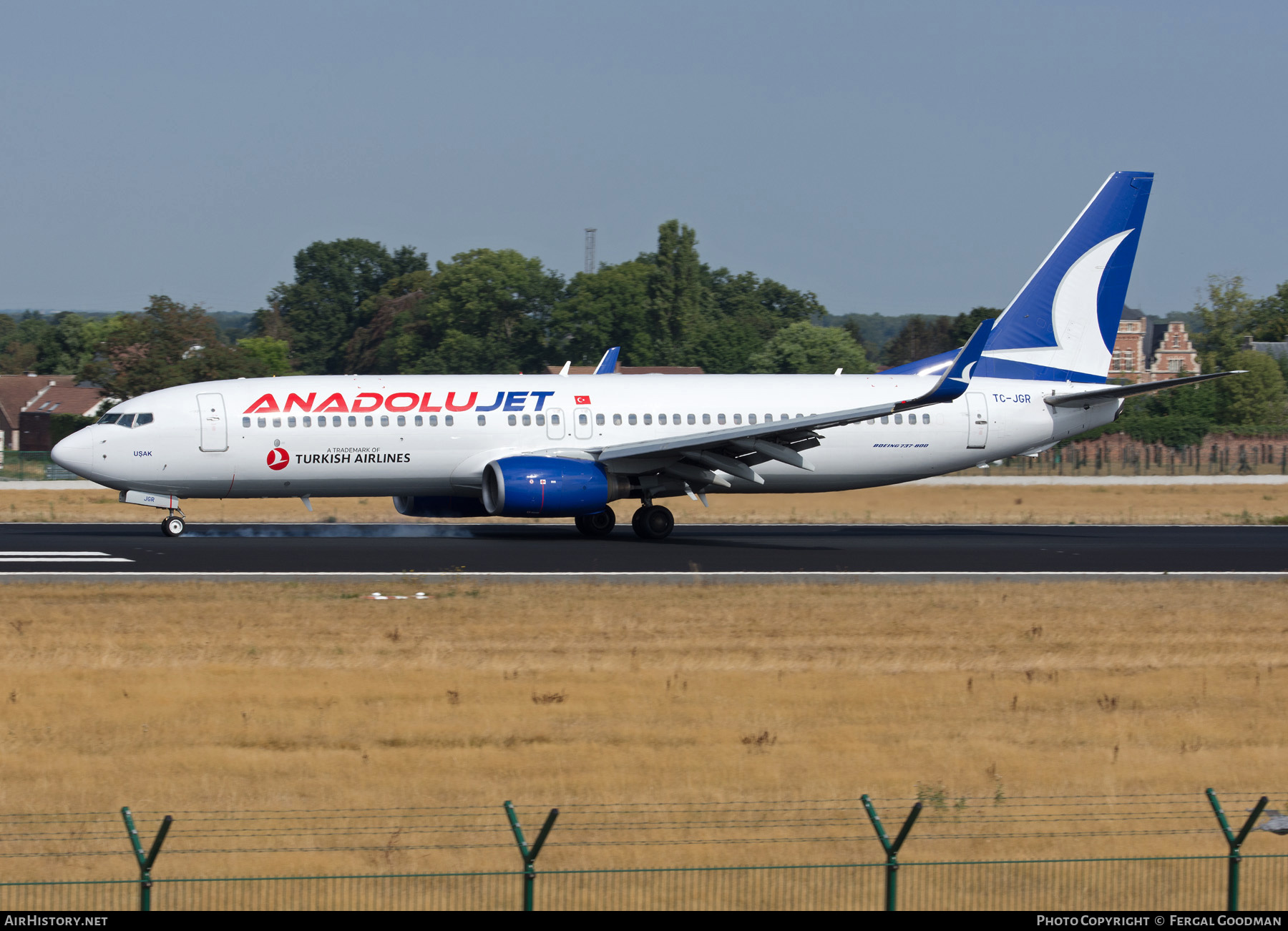 Aircraft Photo of TC-JGR | Boeing 737-8F2 | AnadoluJet | AirHistory.net #501133