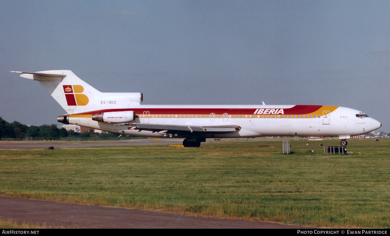 Aircraft Photo of EC-DCC | Boeing 727-256/Adv | Iberia | AirHistory.net #501134