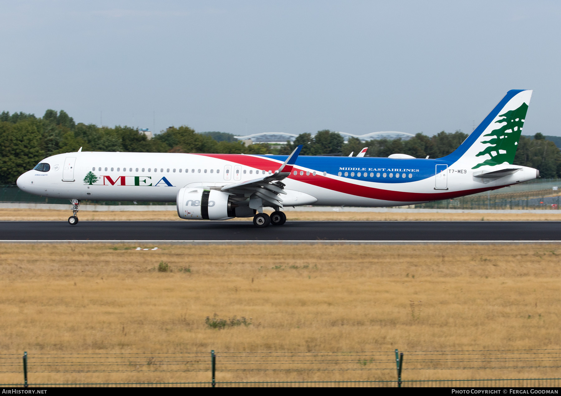 Aircraft Photo of T7-ME9 | Airbus A321-271NX | MEA - Middle East Airlines | AirHistory.net #501136