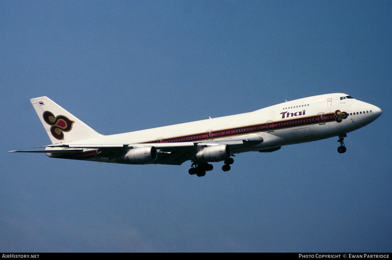 Aircraft Photo of HS-TGG | Boeing 747-2D7B | Thai Airways International | AirHistory.net #501139
