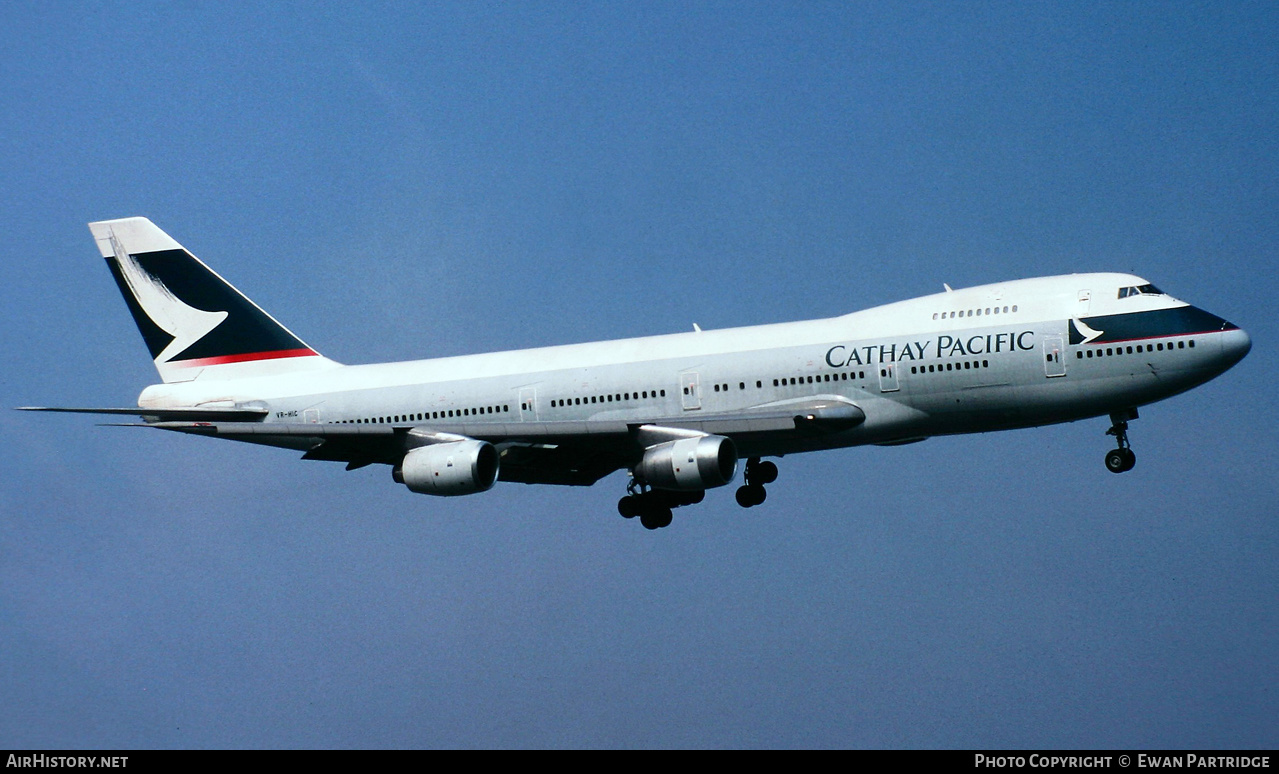 Aircraft Photo of VR-HIC | Boeing 747-267B | Cathay Pacific Airways | AirHistory.net #501141