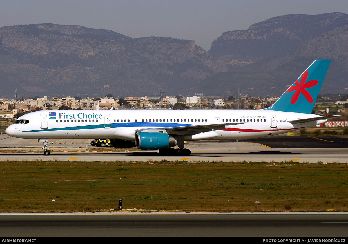 Aircraft Photo of G-CPEU | Boeing 757-236 | First Choice Airways | AirHistory.net #501155