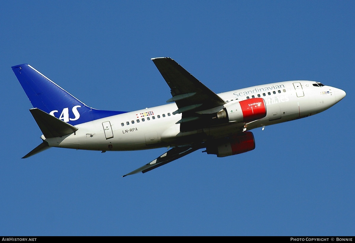 Aircraft Photo of LN-RPA | Boeing 737-683 | Scandinavian Airlines - SAS | AirHistory.net #501171