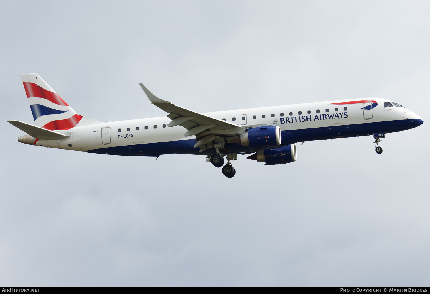 Aircraft Photo of G-LCYS | Embraer 190SR (ERJ-190-100SR) | British Airways | AirHistory.net #501177