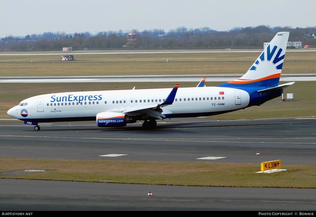 Aircraft Photo of TC-SNM | Boeing 737-8BK | SunExpress | AirHistory.net #501184