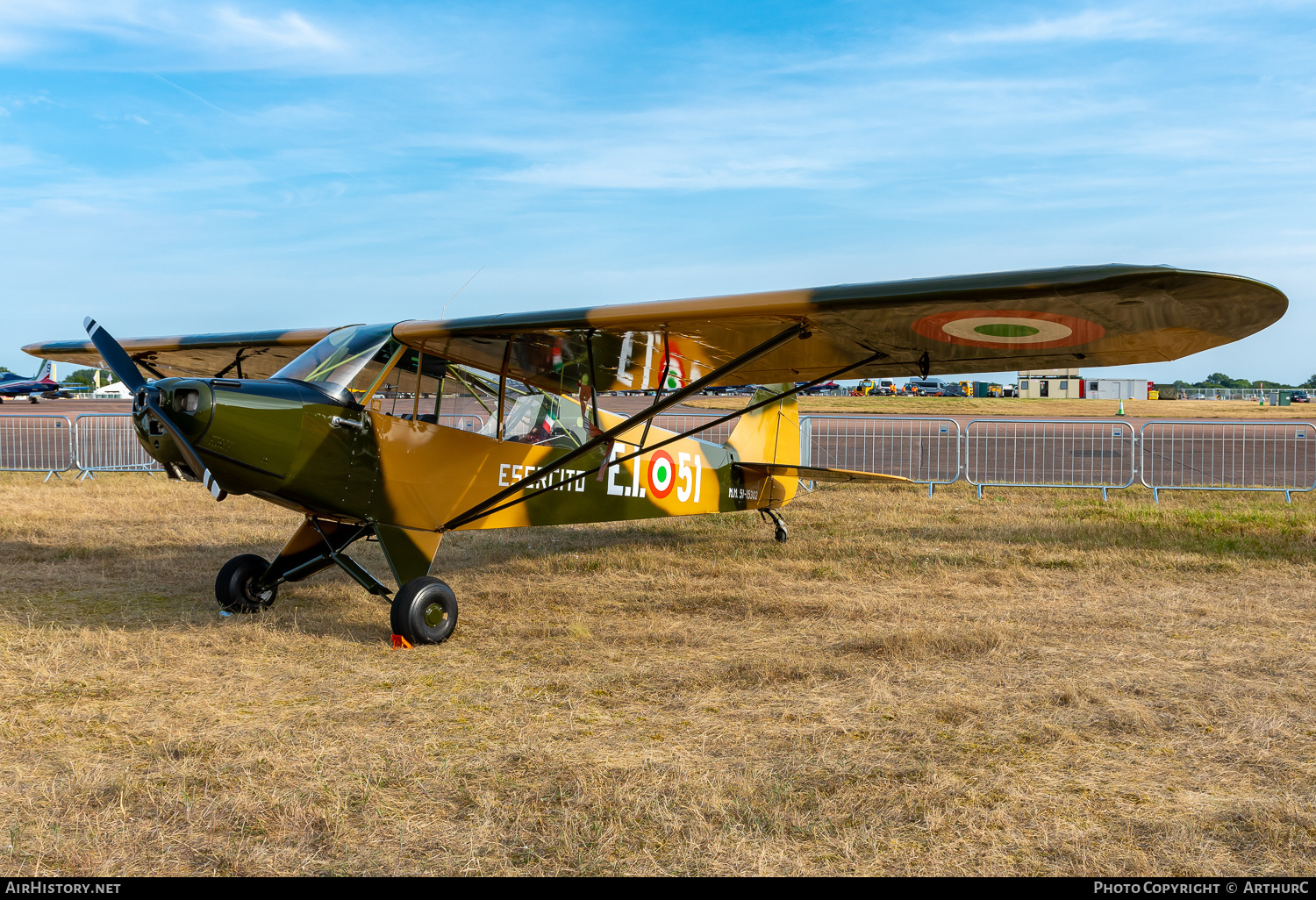 Aircraft Photo of G-BJTP / 51-15302 | Piper L-18C Super Cub | Italy - Army | AirHistory.net #501192