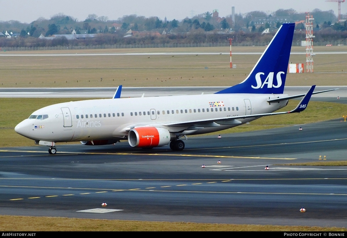 Aircraft Photo of SE-RET | Boeing 737-76N | Scandinavian Airlines - SAS | AirHistory.net #501215