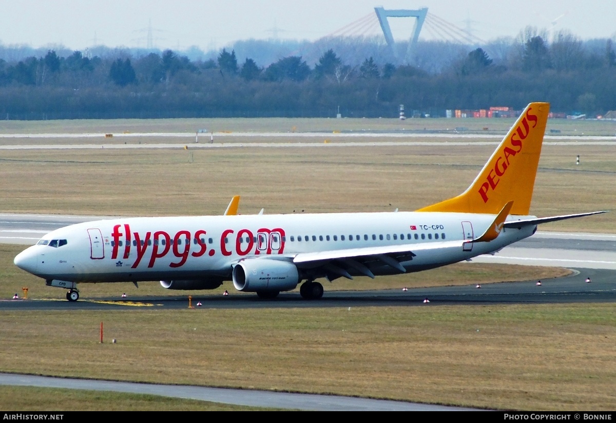 Aircraft Photo of TC-CPD | Boeing 737-82R | Pegasus Airlines | AirHistory.net #501220