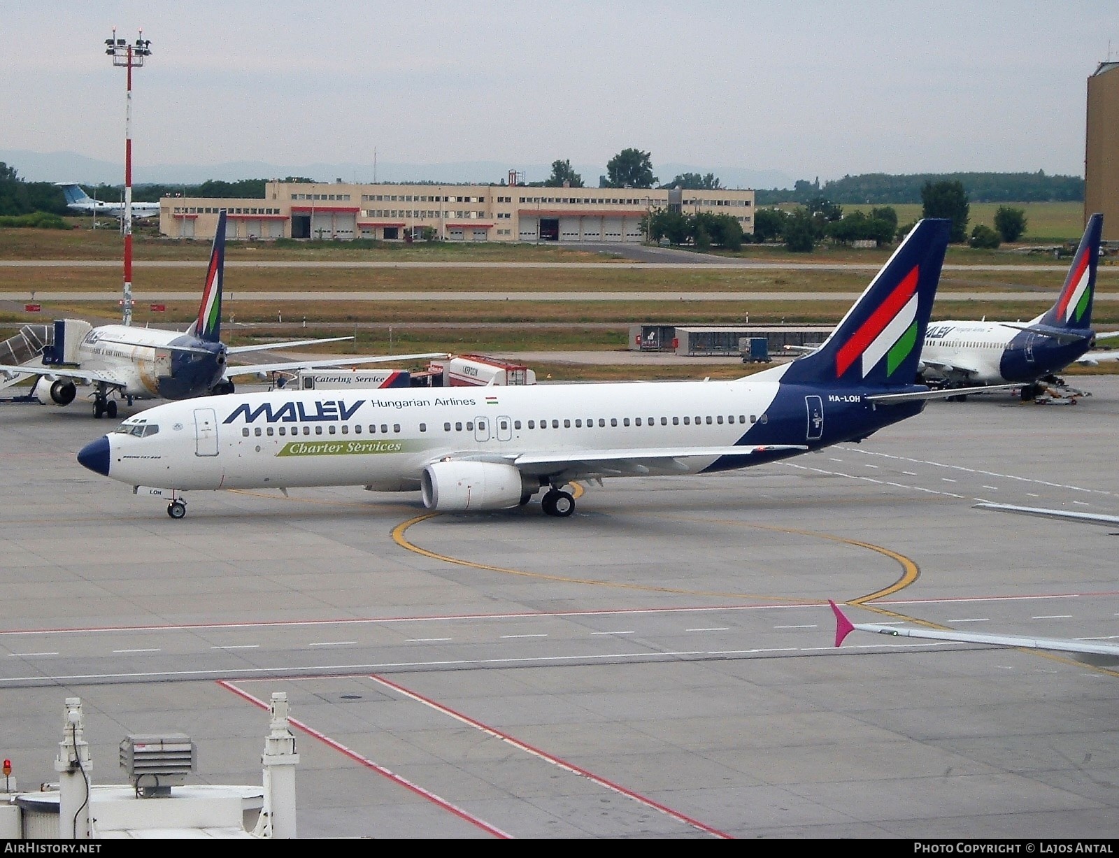 Aircraft Photo of HA-LOH | Boeing 737-83N | Malev - Hungarian Airlines Charter Services | AirHistory.net #501231