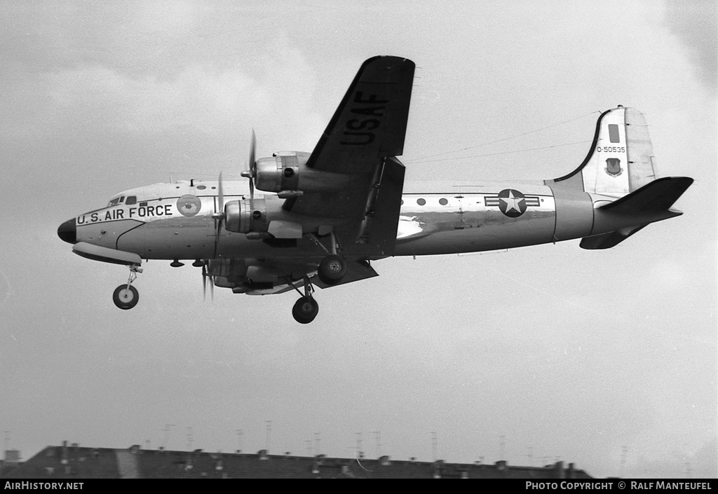 Aircraft Photo of 45-535 / 0-50535 | Douglas C-54G Skymaster | USA - Air Force | AirHistory.net #501247