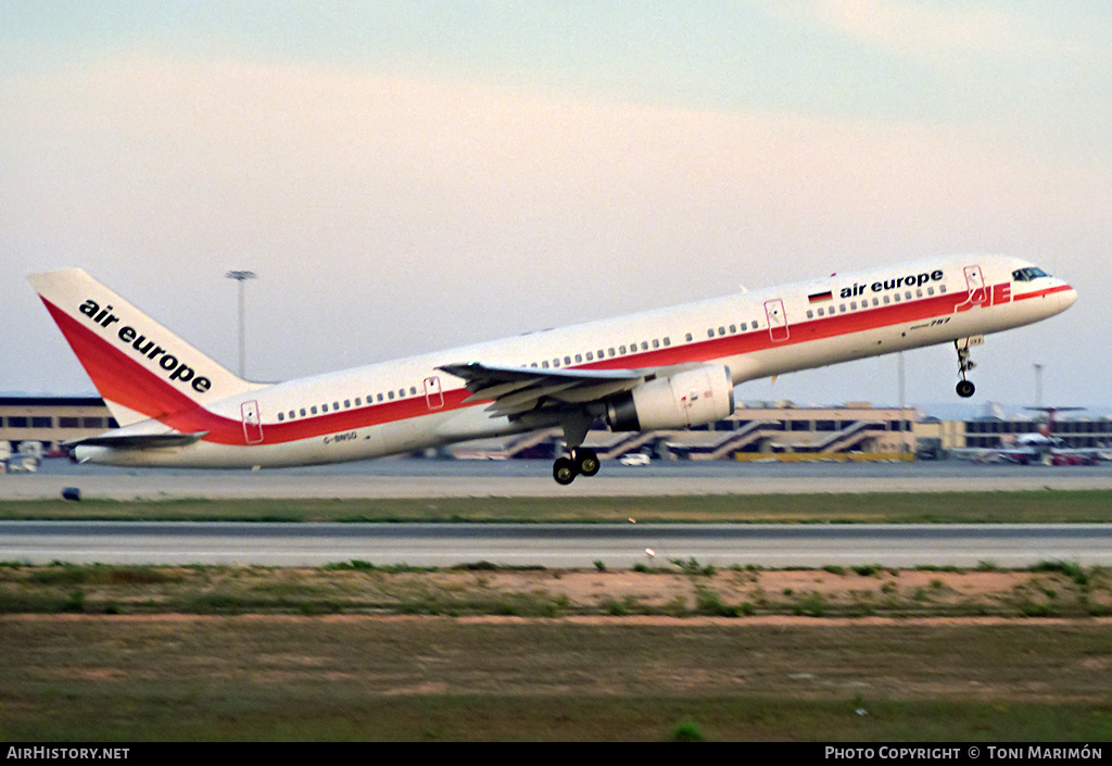 Aircraft Photo of G-BNSD | Boeing 757-236 | Air Europe | AirHistory.net #501253