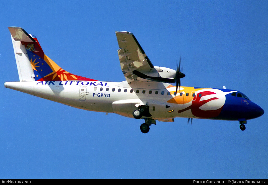 Aircraft Photo of F-GPYD | ATR ATR-42-500 | Air Littoral | AirHistory.net #501264
