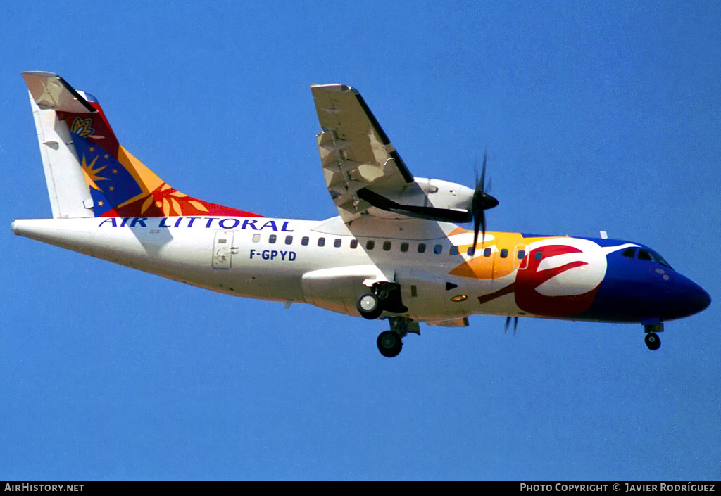 Aircraft Photo of F-GPYD | ATR ATR-42-500 | Air Littoral | AirHistory.net #501264