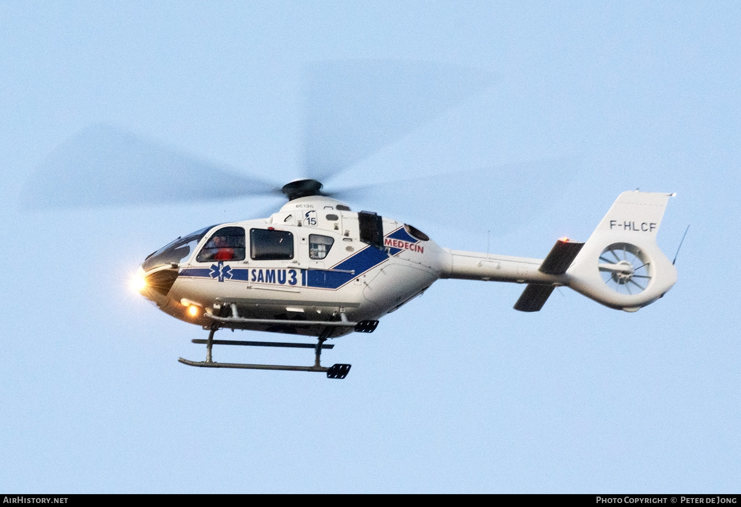 Aircraft Photo of F-HLCF | Eurocopter EC-135T-3 | SAMU - Service d'Aide Médicale Urgente | AirHistory.net #501316