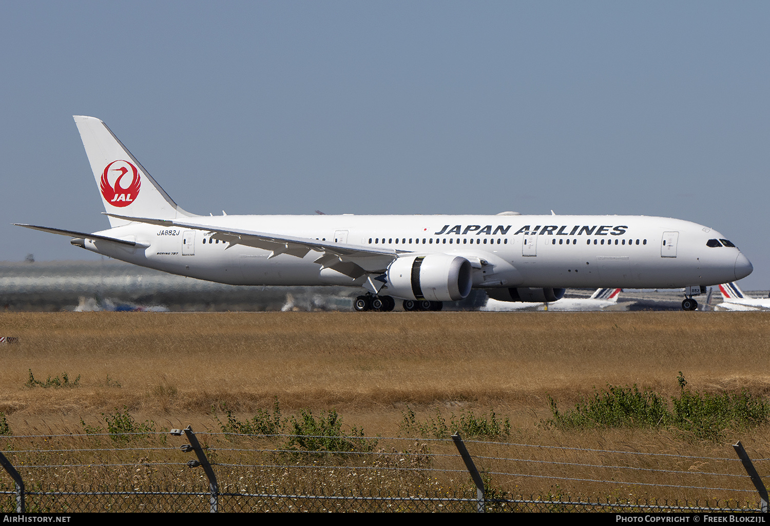 Aircraft Photo of JA882J | Boeing 787-9 Dreamliner | Japan Airlines - JAL | AirHistory.net #501318