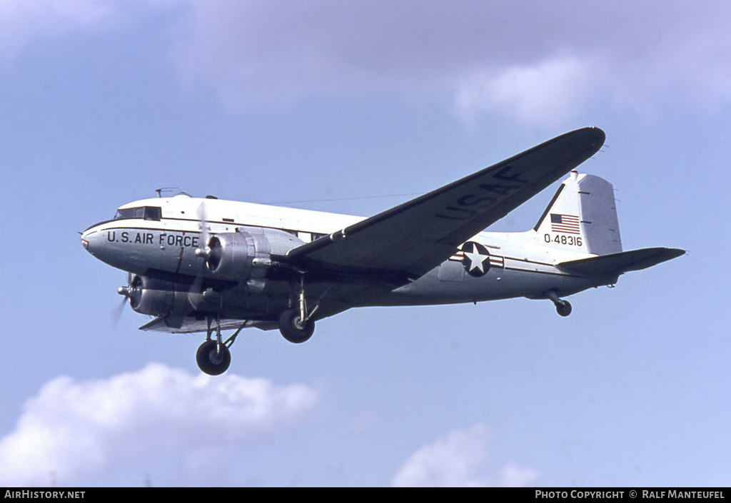 Aircraft Photo of 43-48316 / 0-48316 | Douglas VC-47D Skytrain | USA - Air Force | AirHistory.net #501338