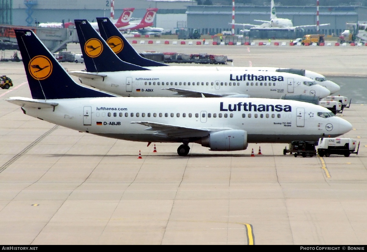 Aircraft Photo of D-ABJB | Boeing 737-530 | Lufthansa | AirHistory.net #501361