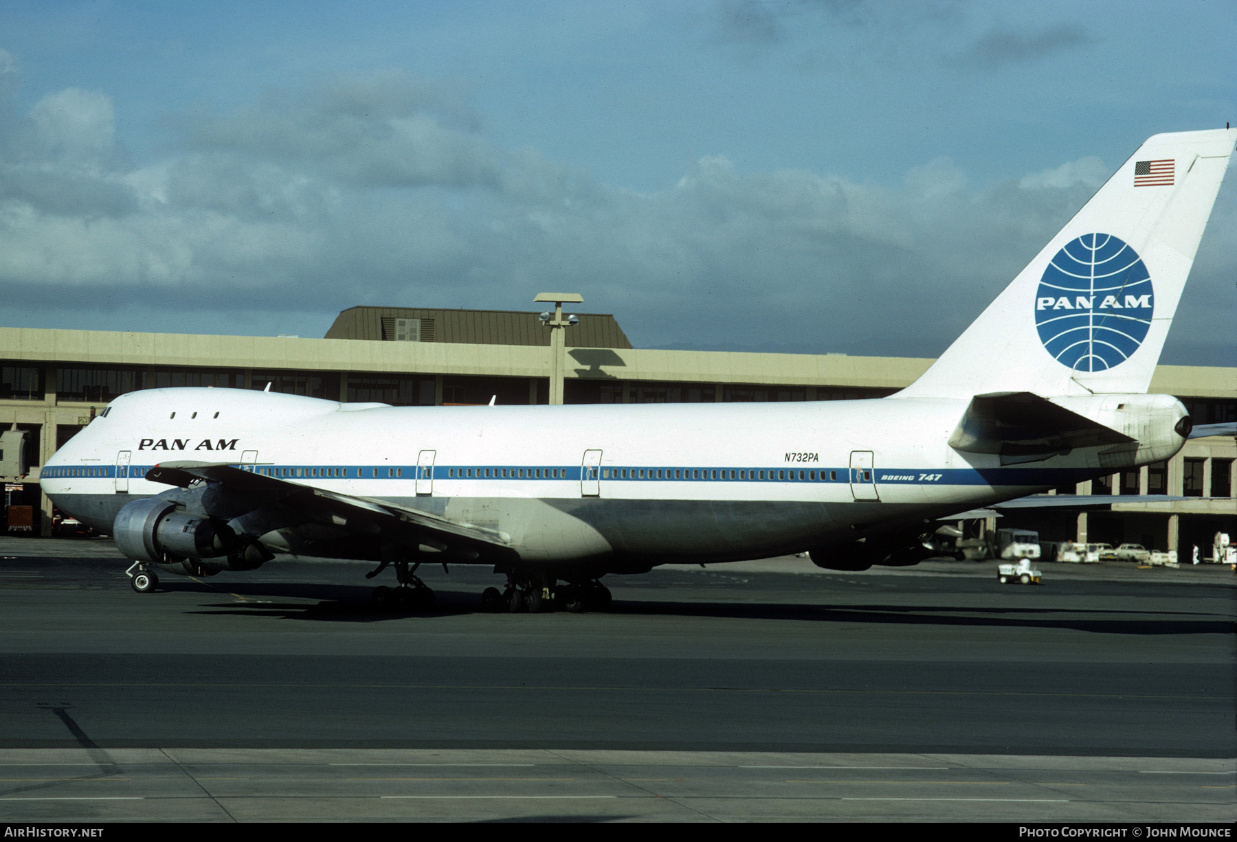 Aircraft Photo of N732PA | Boeing 747-121 | Pan American World Airways - Pan Am | AirHistory.net #501378