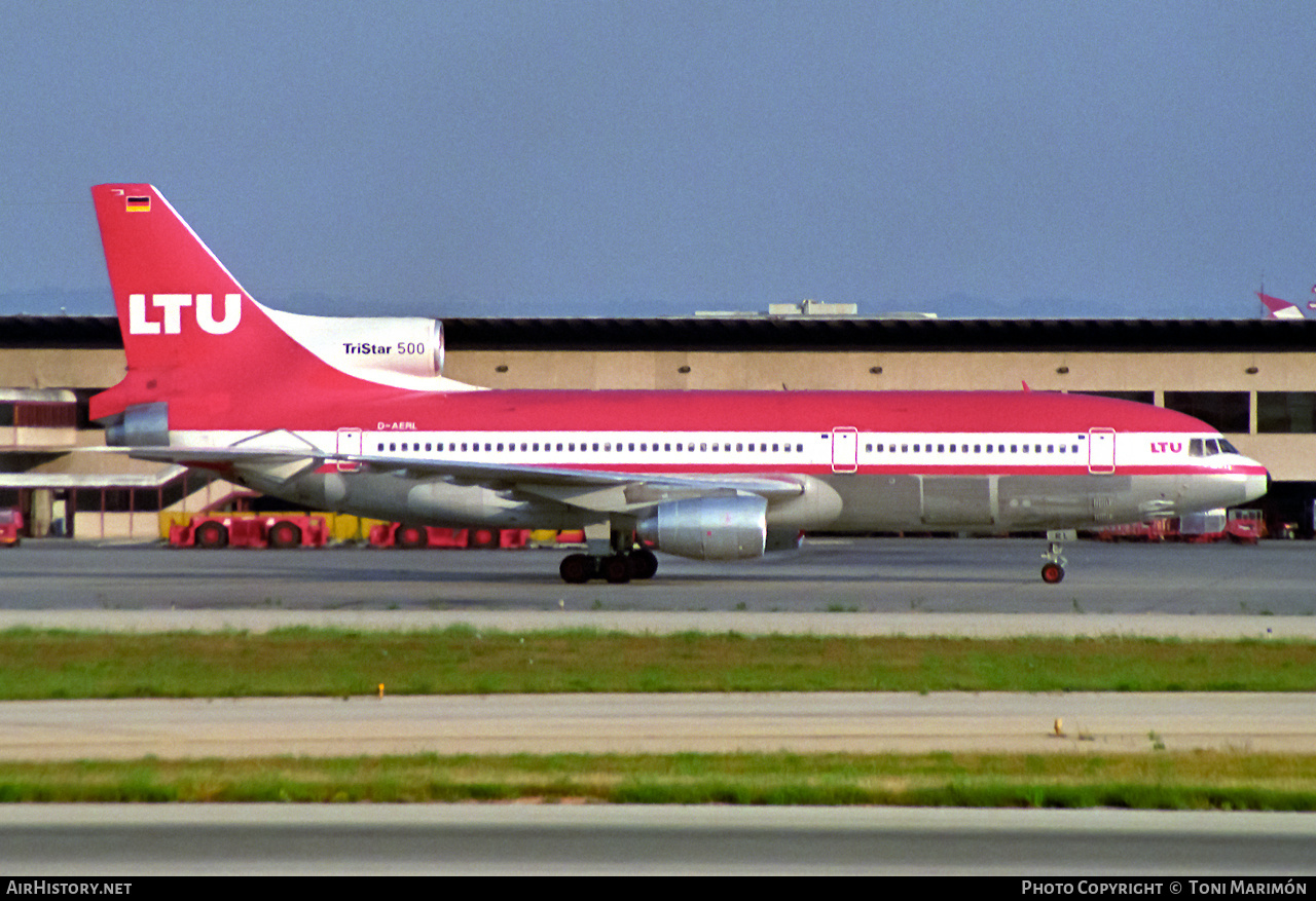 Aircraft Photo of D-AERL | Lockheed L-1011-385-3 TriStar 500 | LTU - Lufttransport-Unternehmen | AirHistory.net #501385