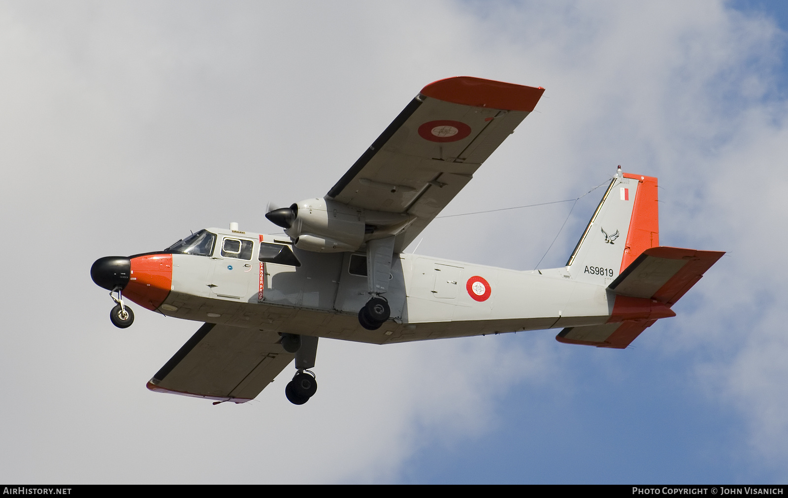 Aircraft Photo of AS9819 | Pilatus Britten-Norman BN-2B-26 Islander | Malta - Air Force | AirHistory.net #501389