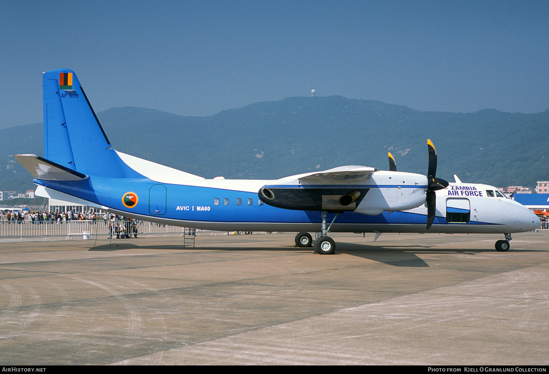 Aircraft Photo of AF608 | Xian MA60 | Zambia - Air Force 