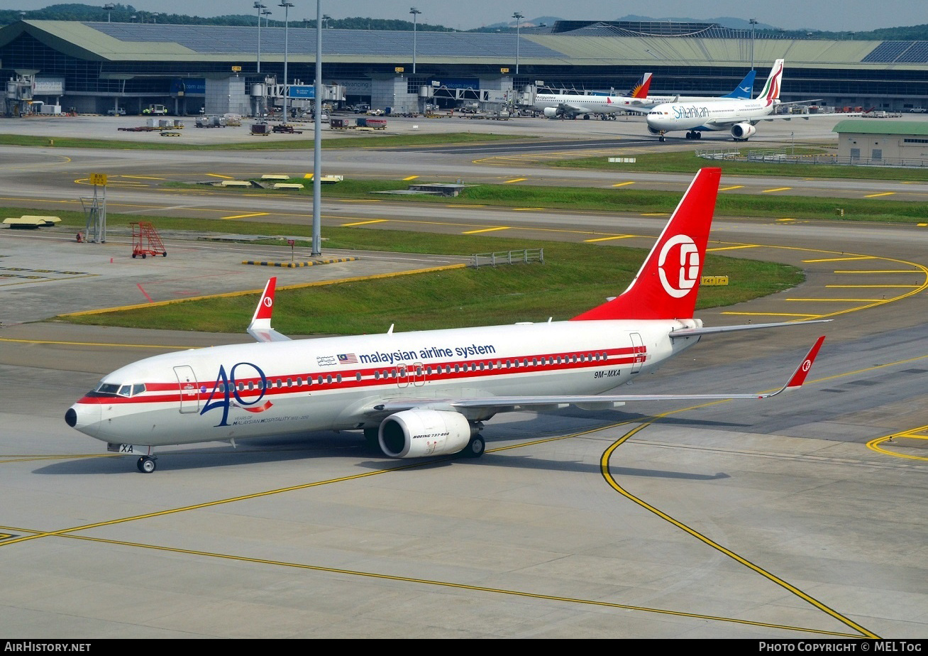 Aircraft Photo of 9M-MXA | Boeing 737-8H6 | Malaysia Airlines | Malaysian Airline System - MAS | AirHistory.net #501401