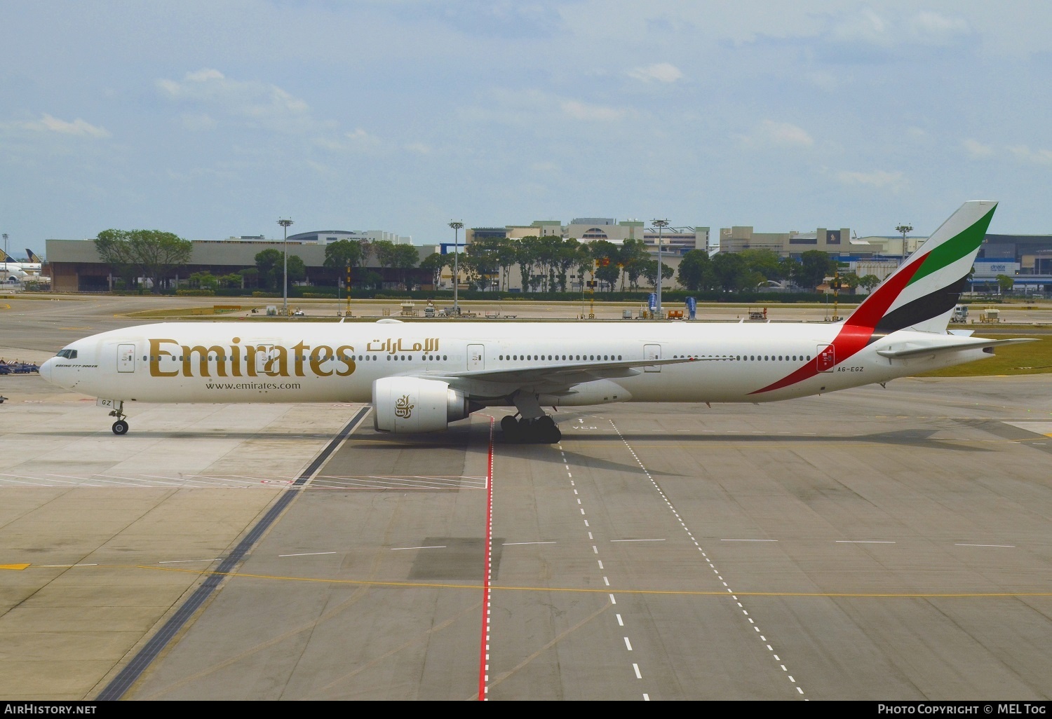 Aircraft Photo of A6-EGZ | Boeing 777-31H/ER | Emirates | AirHistory.net #501402