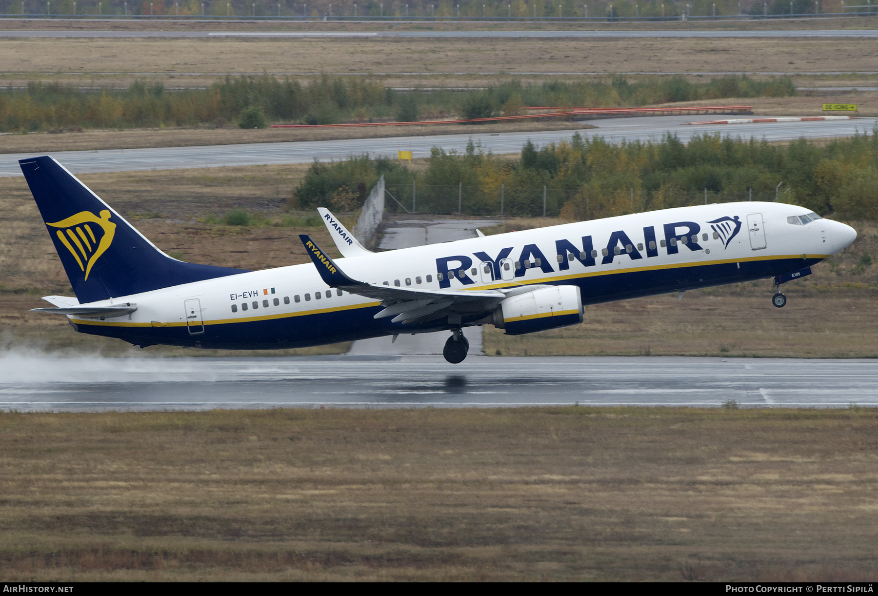 Aircraft Photo of EI-EVH | Boeing 737-8AS | Ryanair | AirHistory.net #501417