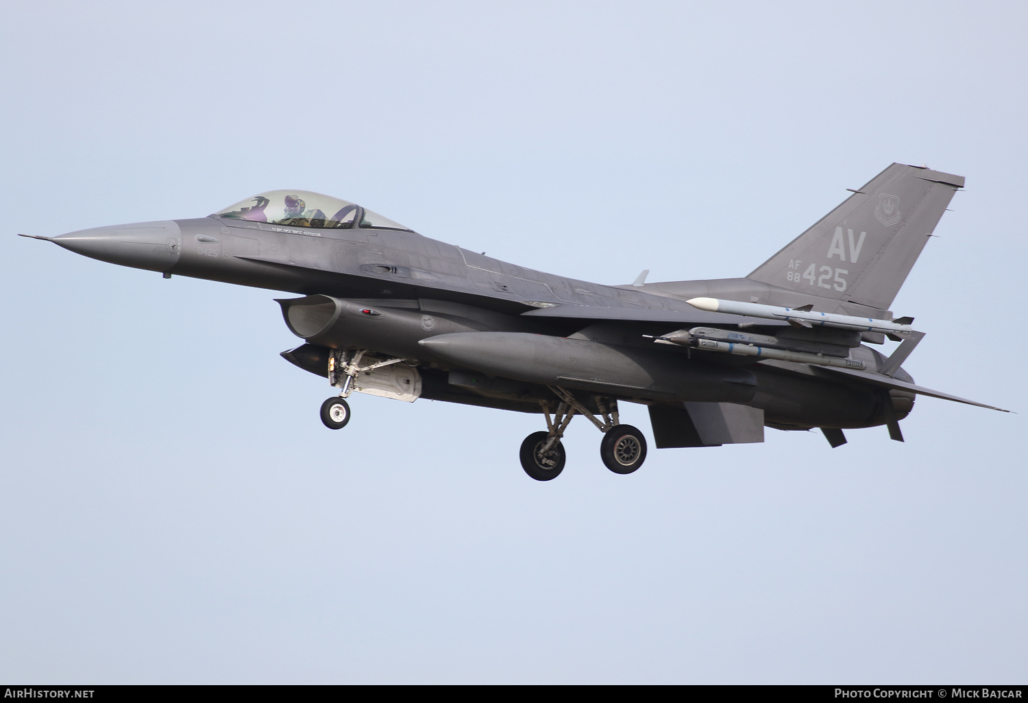 Aircraft Photo of 88-0425 / AF88-425 | General Dynamics F-16C Fighting Falcon | USA - Air Force | AirHistory.net #501452