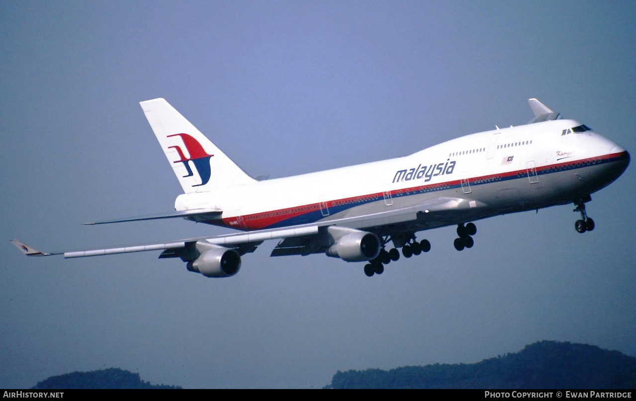 Aircraft Photo of 9M-MPE | Boeing 747-4H6 | Malaysia Airlines | AirHistory.net #501455