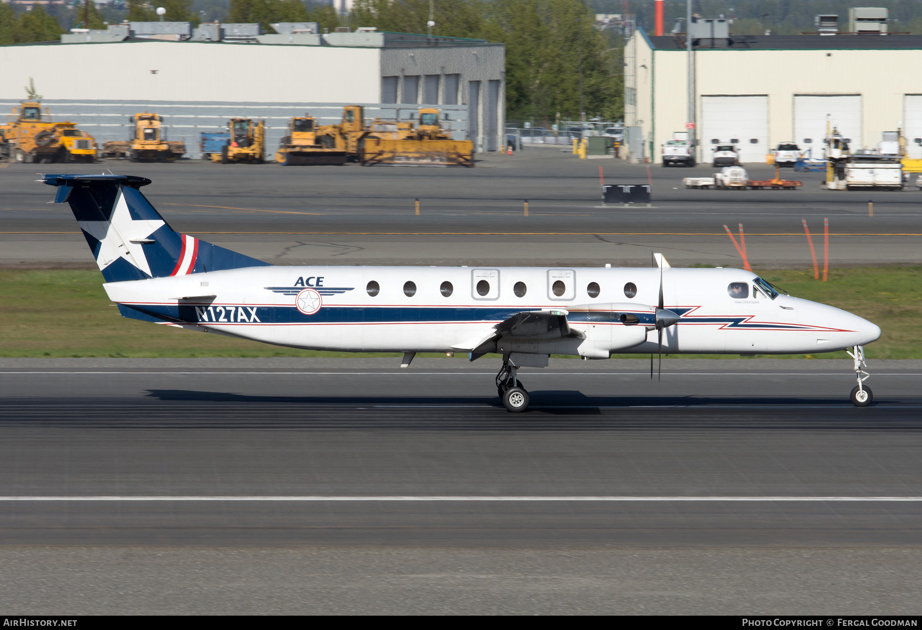 Aircraft Photo of N127AX | Beech 1900C-1 | ACE - Alaska Central Express | AirHistory.net #501479