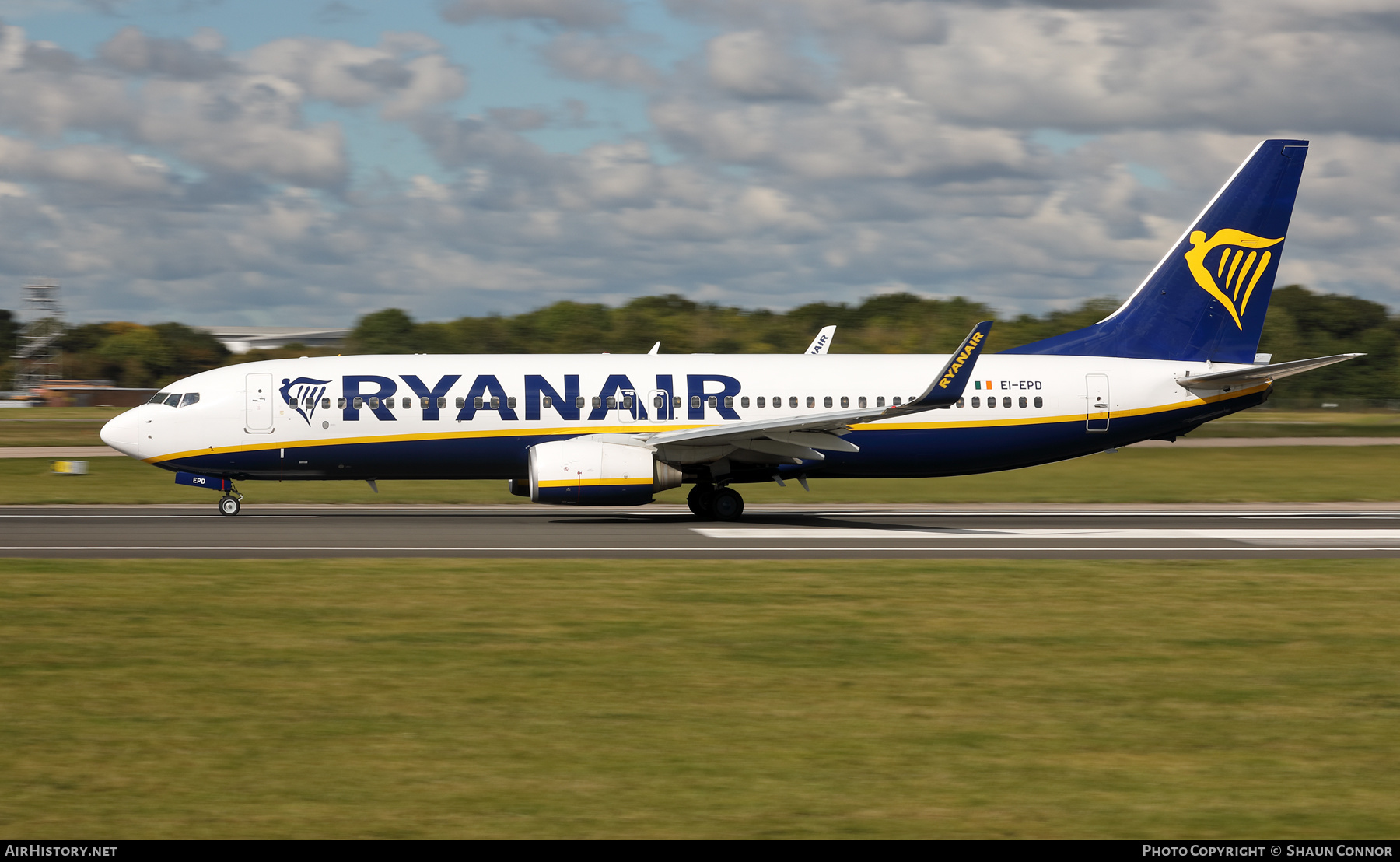 Aircraft Photo of EI-EPD | Boeing 737-8AS | Ryanair | AirHistory.net #501536
