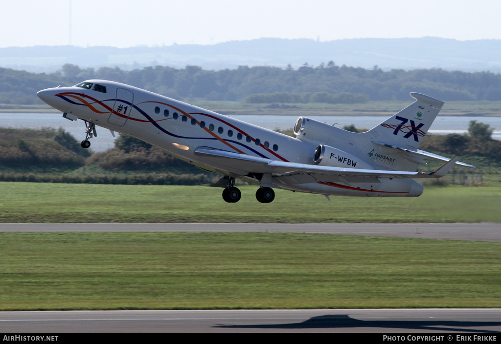 Aircraft Photo of F-WFBW | Dassault Falcon 7X | Dassault | AirHistory.net #501539